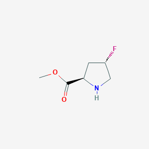 molecular formula C6H10FNO2 B1611367 (2R,4S)-4-Fluoro-D-proline methyl ester CAS No. 732957-04-9