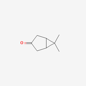molecular formula C8H12O B1611369 6,6-Dimethylbicyclo[3.1.0]hexan-3-one CAS No. 13855-29-3