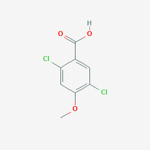 molecular formula C8H6Cl2O3 B1611372 2,5-二氯-4-甲氧基苯甲酸 CAS No. 2500-03-0