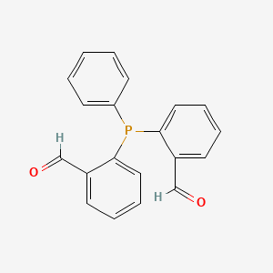 molecular formula C20H15O2P B1611383 2,2'-(苯基膦亚胺)二苯甲醛 CAS No. 65654-64-0