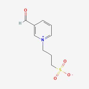 molecular formula C9H11NO4S B1611417 3-(3-Formylpyridin-1-ium-1-yl)propane-1-sulfonate CAS No. 93803-27-1