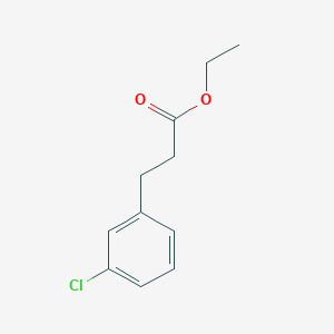 molecular formula C11H13ClO2 B1611419 Ethyl 3-(3-chlorophenyl)propanoate CAS No. 7116-35-0