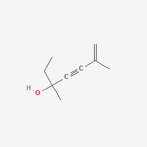 molecular formula C9H14O B1611420 3,6-Dimethyl-6-hepten-4-YN-3-OL CAS No. 3601-67-0