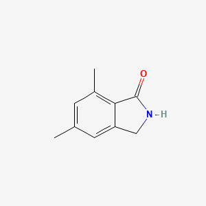 molecular formula C10H11NO B1611431 5,7-Dimethylisoindolin-1-one CAS No. 66241-38-1