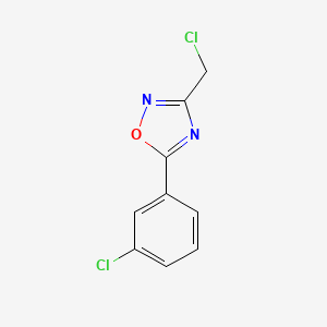 B1611449 3-(Chloromethyl)-5-(3-chlorophenyl)-1,2,4-oxadiazole CAS No. 657423-57-9