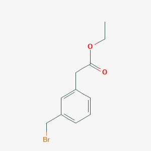molecular formula C11H13BrO2 B1611466 2-(3-(溴甲基)苯基)乙酸乙酯 CAS No. 140215-42-5