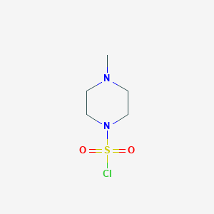 molecular formula C5H11ClN2O2S B161148 4-methylpiperazine-1-sulfonyl Chloride CAS No. 1688-95-5