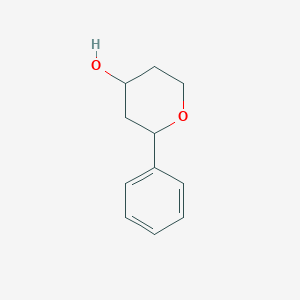 molecular formula C11H14O2 B1611499 2-Phenyltetrahydro-2H-pyran-4-OL CAS No. 82065-19-8