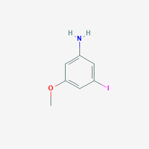 molecular formula C7H8INO B1611504 3-Iodo-5-methoxyaniline CAS No. 62605-98-5