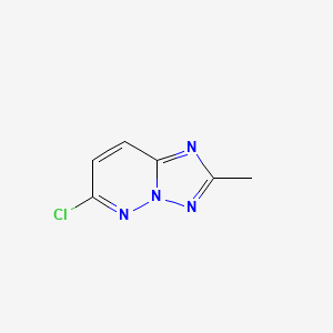 molecular formula C6H5ClN4 B1611524 6-氯-2-甲基-[1,2,4]三唑并[1,5-b]哒嗪 CAS No. 55643-82-8