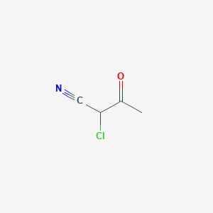 molecular formula C4H4ClNO B1611529 2-Chloro-3-oxo-butyronitrile CAS No. 60930-76-9