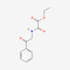 B1611543 Ethyl 2-oxo-2-((2-oxo-2-phenylethyl)amino)acetate CAS No. 84978-66-5