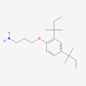 molecular formula C19H33NO B1611561 3-(2,4-DI-T-Pentylphenoxy)propylamine CAS No. 61053-26-7