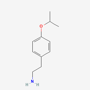 molecular formula C11H17NO B1611562 2-(4-Isopropoxyphenyl)ethanamine CAS No. 88655-02-1