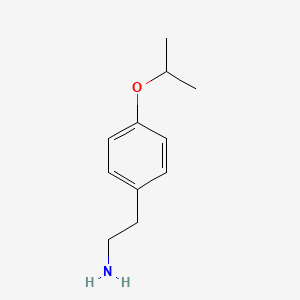 molecular formula C11H17NO B1611562 2-(4-Isopropoxyphényl)éthanamine CAS No. 88655-02-1