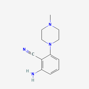 2-Amino-6-(4-methylpiperazin-1-yl)benzonitrile