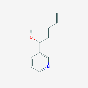 molecular formula C10H13NO B1611564 1-Pyridin-3-YL-pent-4-EN-1-OL CAS No. 81418-01-1