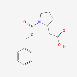 B1611569 2-(1-(Benzyloxycarbonyl)pyrrolidin-2-yl)acetic acid CAS No. 889953-03-1