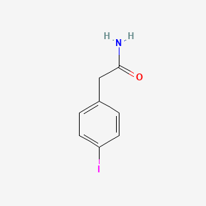 molecular formula C8H8INO B1611575 2-(4-碘苯基)乙酰胺 CAS No. 84863-81-0