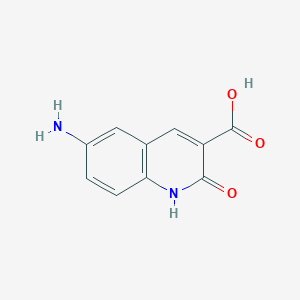 B1611579 6-Amino-2-oxo-1,2-dihydroquinoline-3-carboxylic acid CAS No. 85870-50-4