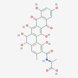 molecular formula C27H21NO12 B161159 Pradimicin P CAS No. 132971-65-4