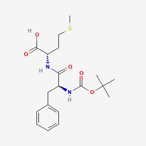 B1611593 N-(tert-Butoxycarbonyl)-L-phenylalanyl-L-methionine CAS No. 61543-56-4