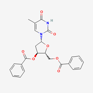 molecular formula C24H22N2O7 B1611595 胸苷 3',5'-二苯甲酸酯 CAS No. 35898-30-7