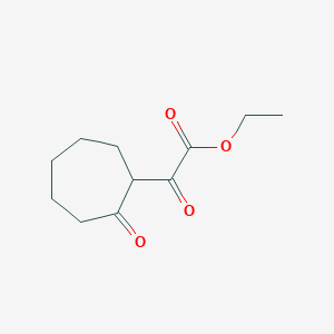 molecular formula C11H16O4 B1611607 Ethyl 2-oxo-2-(2-oxocycloheptyl)acetate CAS No. 29800-43-9