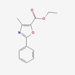 Ethyl 4-methyl-2-phenyl-1,3-oxazole-5-carboxylate