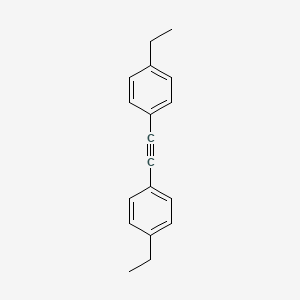 molecular formula C18H18 B1611633 双(4-乙基苯基)乙炔 CAS No. 79135-69-6