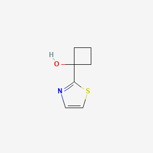 B1611640 1-(Thiazol-2-yl)cyclobutanol CAS No. 362718-83-0