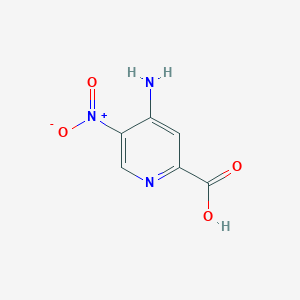molecular formula C6H5N3O4 B1611644 4-氨基-5-硝基吡啶-2-羧酸 CAS No. 84487-13-8