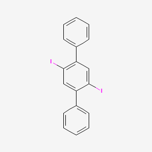 molecular formula C18H12I2 B1611660 2',5'-Diiodo-P-terphenyl CAS No. 96843-21-9