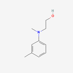 molecular formula C10H15NO B1611673 2-[Methyl(3-methylphenyl)amino]ethan-1-ol CAS No. 2933-55-3
