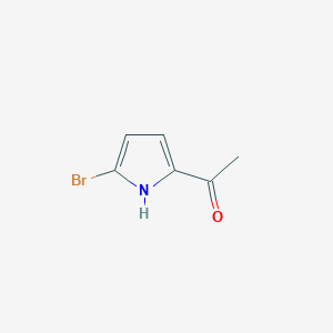molecular formula C6H6BrNO B1611685 1-(5-溴-1H-吡咯-2-基)乙酮 CAS No. 51333-64-3