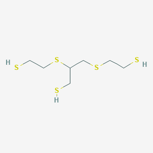 molecular formula C7H16S5 B161169 2,3-Bis((2-mercaptoethyl)thio)-1-propanethiol CAS No. 131538-00-6