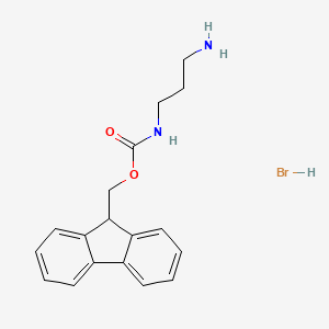 molecular formula C18H21BrN2O2 B1611703 N-Fmoc-1,3-丙二胺盐酸盐 CAS No. 352351-59-8