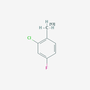 B1611705 2-Chloro-4-fluorotoluene-alpha-13C CAS No. 287399-45-5