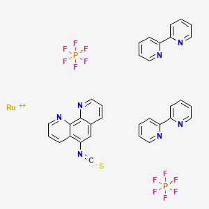 molecular formula C33H23F12N7P2RuS B1611713 双(2,2'-联吡啶)-(5-异硫氰酸根-菲咯啉)钌双(六氟磷酸盐) CAS No. 288399-07-5