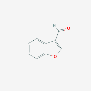 molecular formula C9H6O2 B161172 苯并呋喃-3-甲醛 CAS No. 4687-25-6