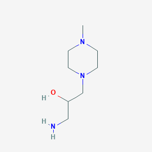 B1611729 1-Amino-3-(4-methylpiperazin-1-yl)propan-2-ol CAS No. 39849-48-4