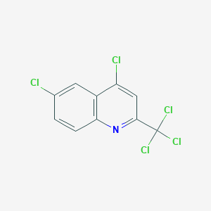 molecular formula C10H4Cl5N B1611730 4,6-二氯-2-三氯甲基-喹啉 CAS No. 93600-20-5