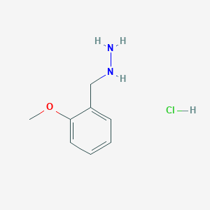molecular formula C8H13ClN2O B1611745 2-甲氧基苄基肼 CAS No. 85293-10-3