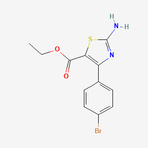 B1611757 Ethyl 2-amino-4-(4-bromophenyl)thiazole-5-carboxylate CAS No. 834885-05-1