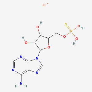 molecular formula C10H14LiN5O6PS B1611759 CID 16218856 CAS No. 93839-85-1