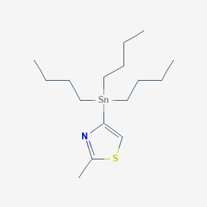 molecular formula C16H31NSSn B1611765 2-Methyl-4-(tributylstannyl)thiazole CAS No. 653564-10-4