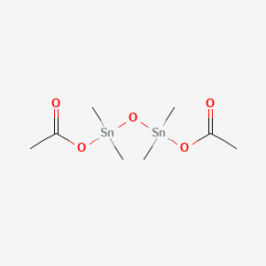 molecular formula C8H18O5Sn2 B1611768 1,3-二乙酰氧基-1,1,3,3-四甲基二锡氧烷 CAS No. 5926-79-4