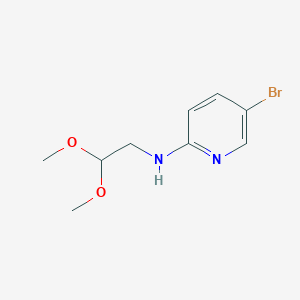 B1611803 5-Bromo-N-(2,2-dimethoxyethyl)pyridin-2-amine CAS No. 474708-93-5