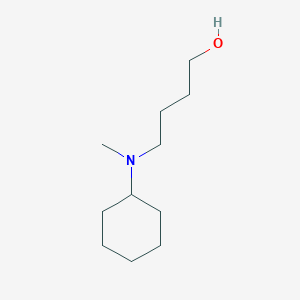 molecular formula C11H23NO B1611804 4-[环己基(甲基)氨基]丁醇-1 CAS No. 78345-59-2
