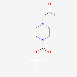 B1611808 Tert-butyl 4-(2-oxoethyl)piperazine-1-carboxylate CAS No. 945953-41-3